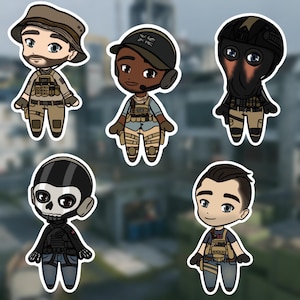 Pegatinas Chibi de COD