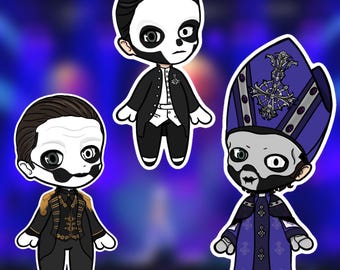 Ghost Inspired Chibi Papa Stickers
