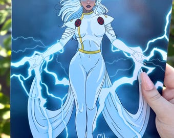 Storm X-men konsttryck