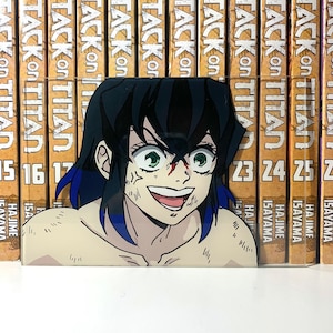 Beast Slayer 4x6 inch anime glass painting
