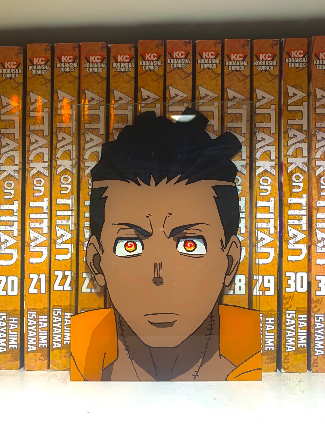 Montgomery 4x6 Inch Anime Glass Painting Etsy