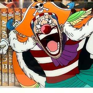 Pirate Clown Anime Glass Painting