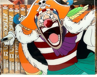 Pirate Clown Anime Glass Painting