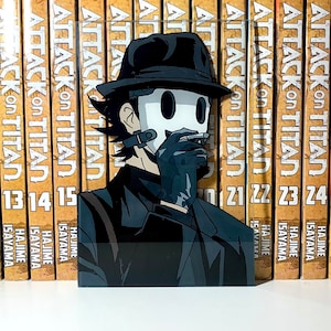 High Rise 4x6 inch anime glass painting