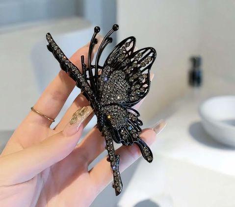 Butterfly Hair Clip Elegant sparkling rhinestone
