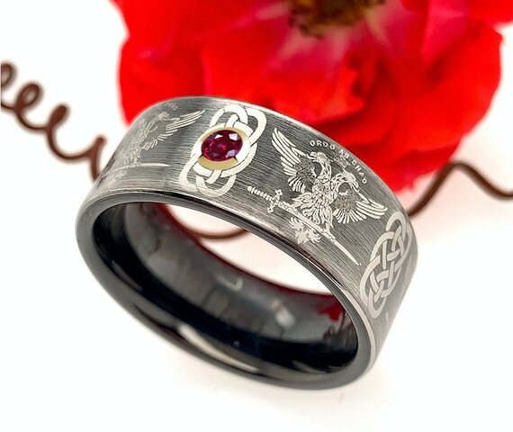 Mens masonic wedding best sale bands