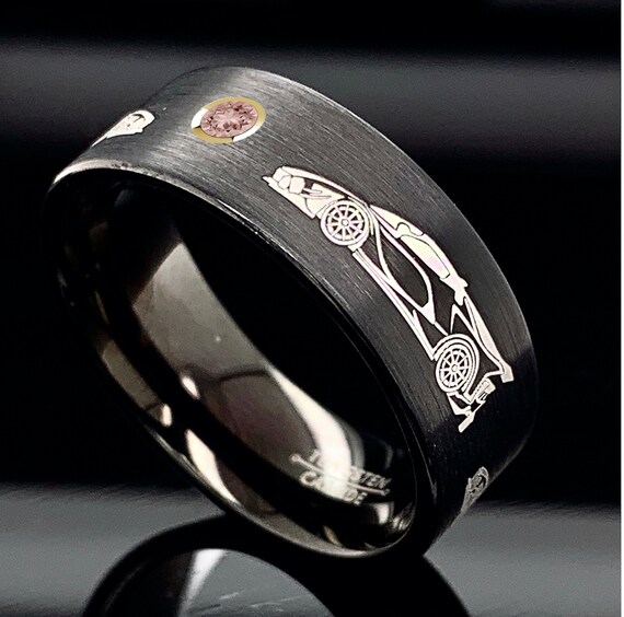 Diamond Bands Tungsten Band Custom Car 