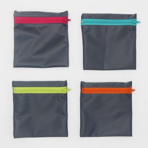 Sandwich bag / snack / waterproof pouch / multipurpose bag - solid color - ecological - zero waste - washable - reusable