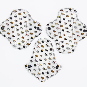 rounded washable under protection - sushi - eco-friendly - zero waste - washable - reusable - SHL