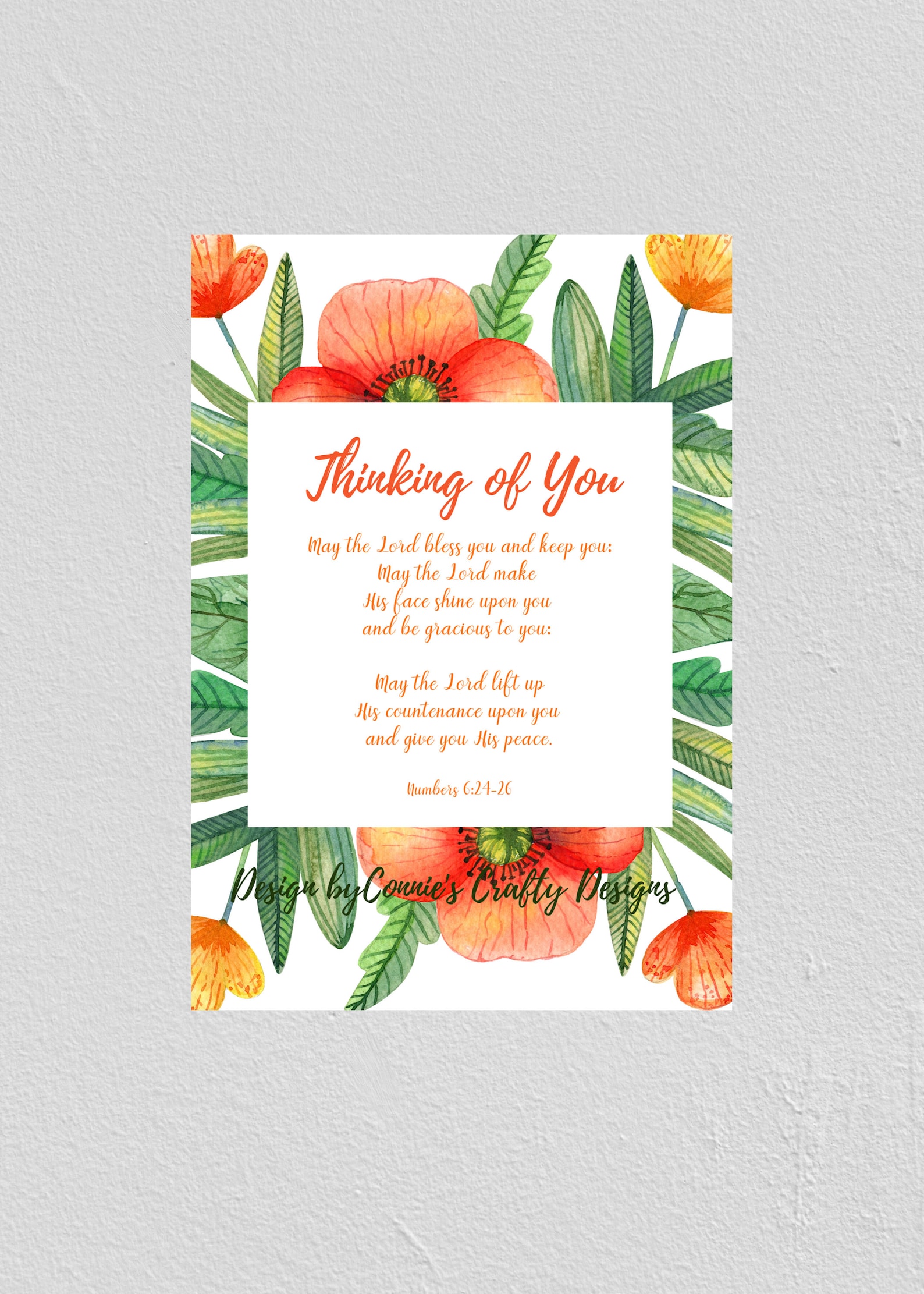 Instant Download Thinking of You Card Words of Encouragement  Etsy