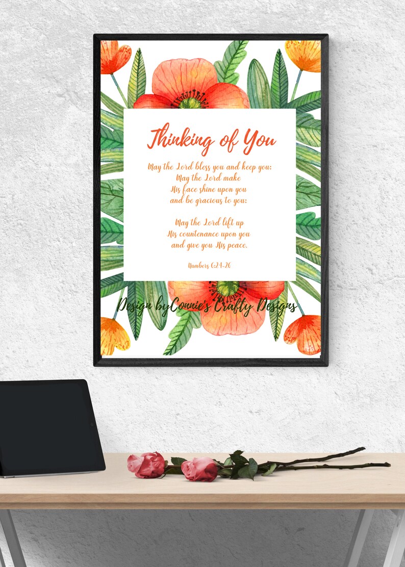 Instant Download Thinking of You Card Words of Encouragement  Etsy