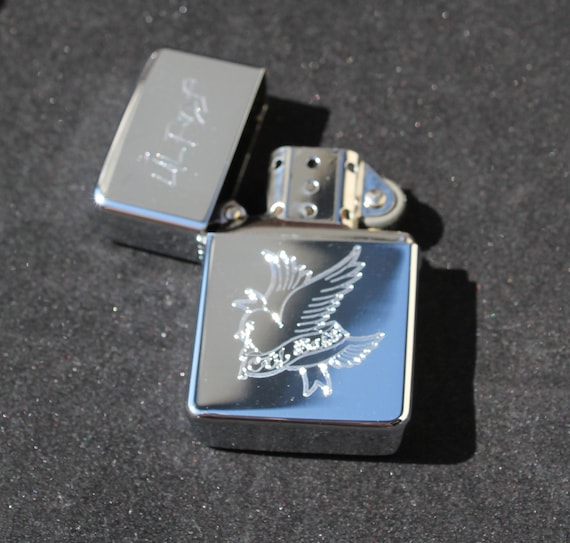 binding Modtagelig for PEF Lil Peep Solid Brass Lighter in a Chrome Finish & Gift Tin - Etsy