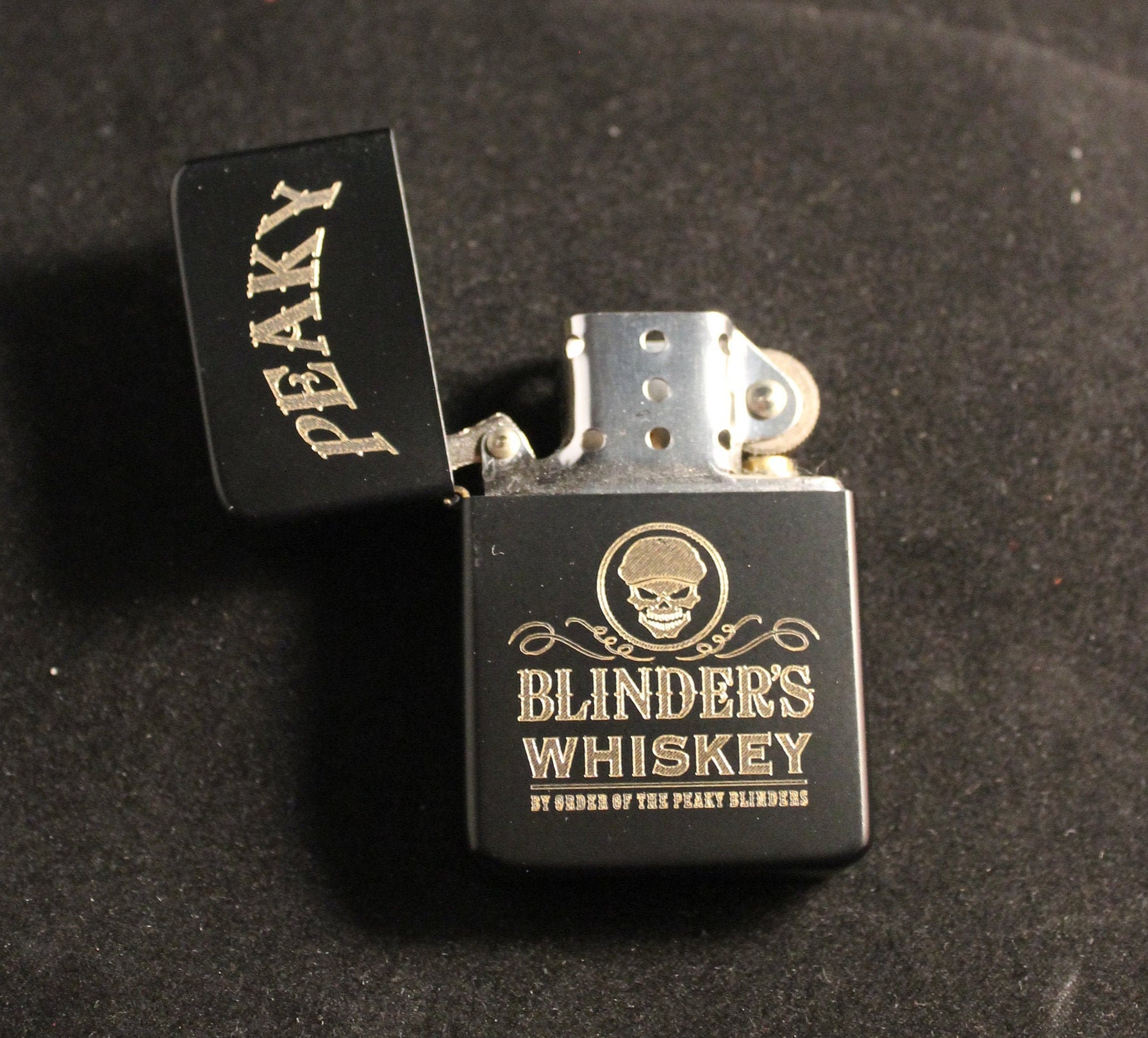 Peaky Blinders Skull Solid Brass Lighter in Black & Gift Tin -  Portugal
