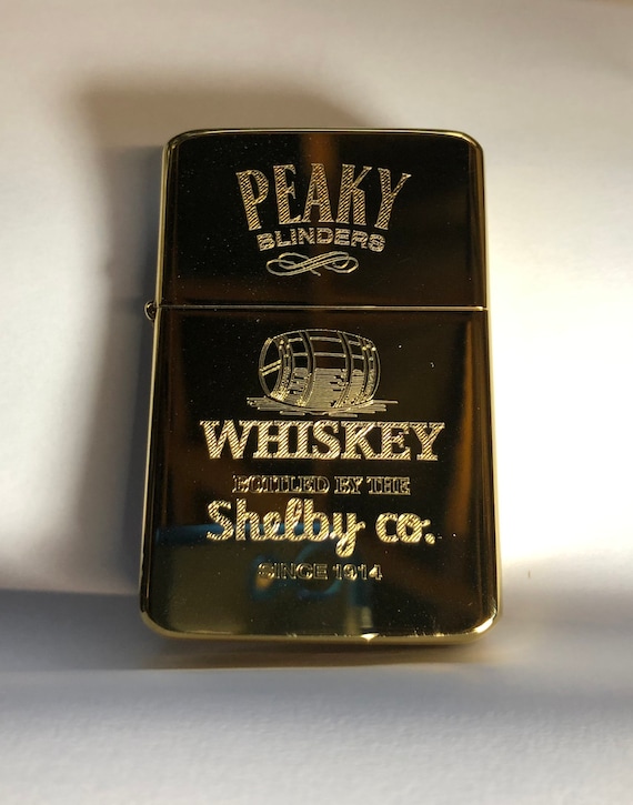 真鍮製 Peaky Blinders ゴールド ライター ギフトボックス付き