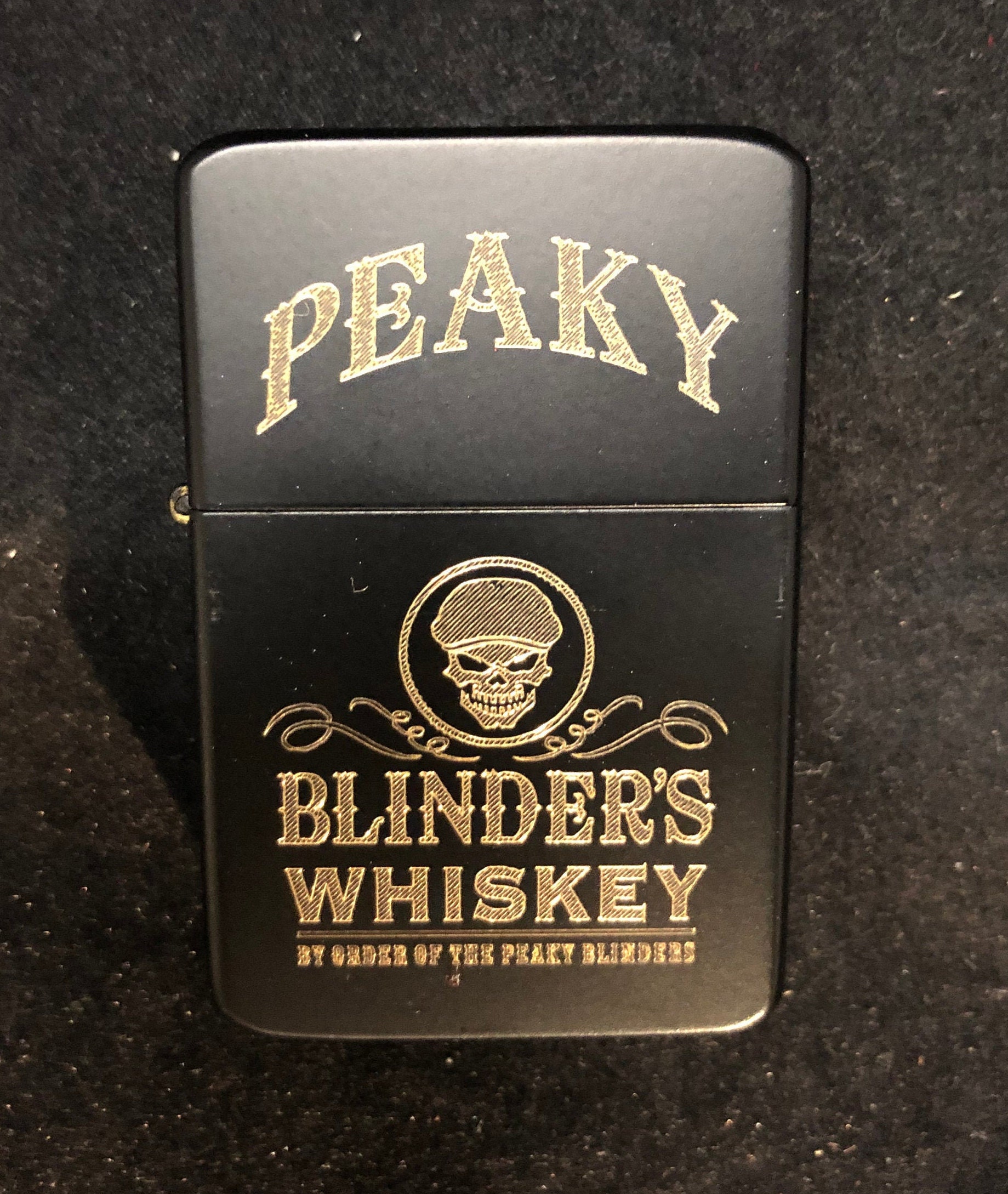 Peaky Blinders Skull Solid Brass Lighter in Black & Gift Tin -  Portugal