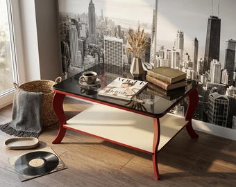 Modern Coffee Table Build Plans | Stylish Accent Table Woodworking Blueprints (PDF Download)