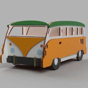 Car Wood Pencil Holder Pen and Pencil Holder Pattern Vector for Laser Cutting svg cdr dxf ai Laser Cut File Digital file 3 mm.