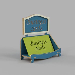 Espositore per biglietti da visita personalizzato Porta biglietti da visita in formato SVG con file tagliati al laser Targa da scrivania con porta biglietti da visita Supporto per biglietti da visita in formato SVG da 3 mm