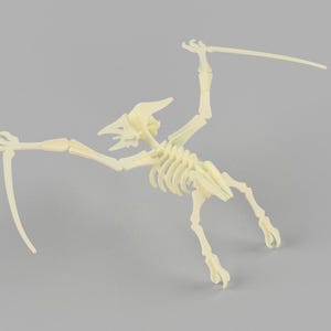 Pterodactyl 3D puzzle skeleton Wooden Puzzle Educational Assembly Dino model Flying Dinosaur Dinosaur Decor for Kids Room 3, 4, 6, 8 mm.