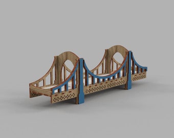 Brooklyn bridge wall shelves Book shelf hanging shelf Bridge Shelf vector file wooden shelf rainbow bridge decorative shelf   - 8mm