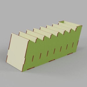 Wooden document organizer Desk shelf Document holder office accessories Gift for office magazine holder  Wooden tray 6 mm.