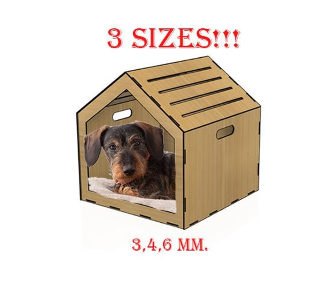 Cot for Dogs and Cats Animal House Pet Bed Vector Dxf Svg Cdr Etsy