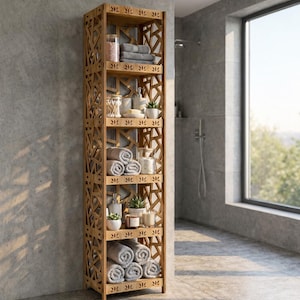 CNC木製棚テンプレート：レーザーカットファイル（10 mm）