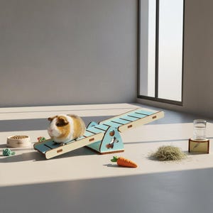 Small Pet Seesaw Toy: Guinea Pig, Hamster, Chinchilla (Digital Download)