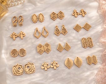 Geometric Boho Earring Laser Cut Files SVG Bundle (Digital Download)