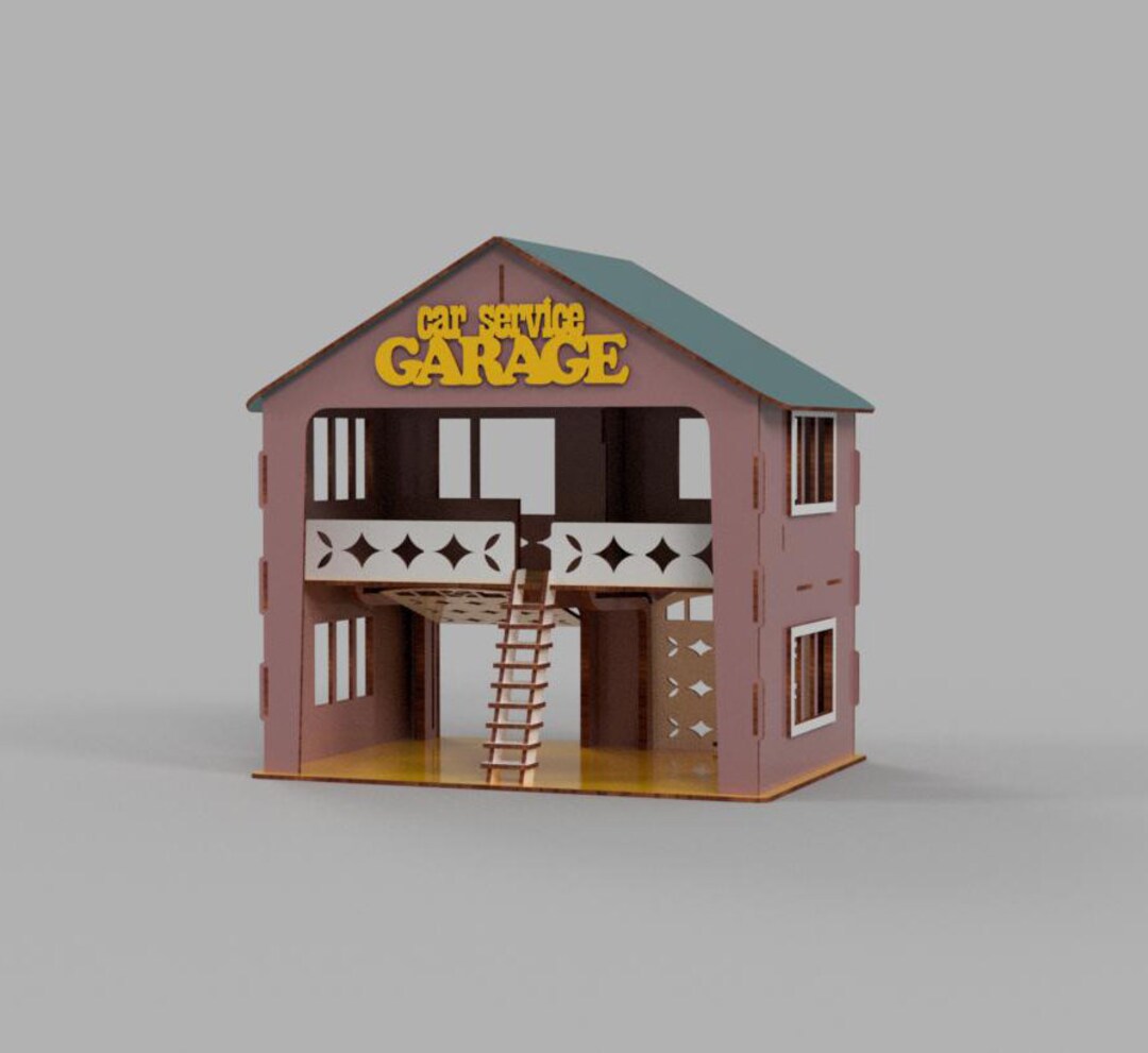 laser-cut-wooden-toy-car-garage-plans-dollhouse-garage-digital