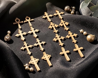 Cross Earrings SVG Bundle, Laser Cut Templates (Digital Download)