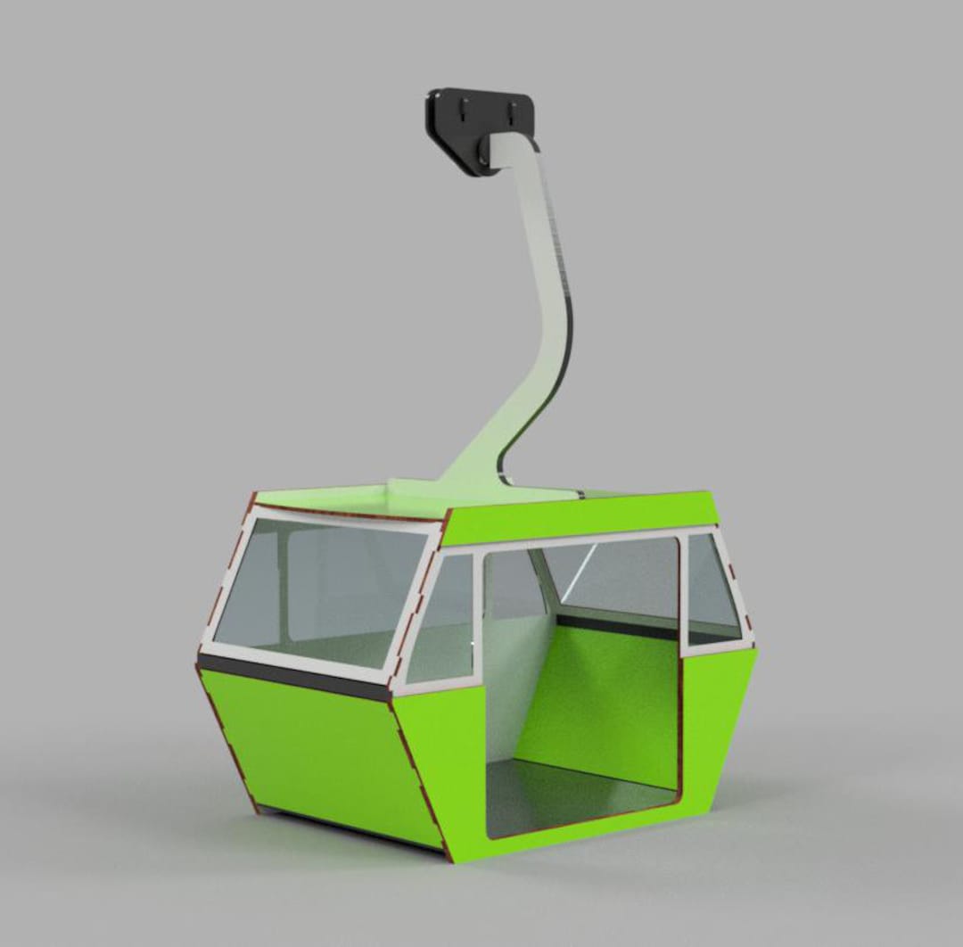 Wooden Cable Car Kit for Indoor or Outdoor Toy Cable Car Gondola