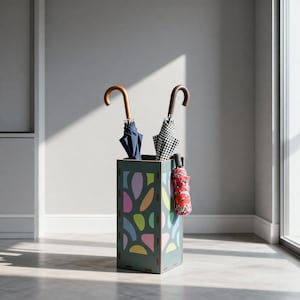 Wood Umbrella Stand SVG: Laser Cut File (8mm)