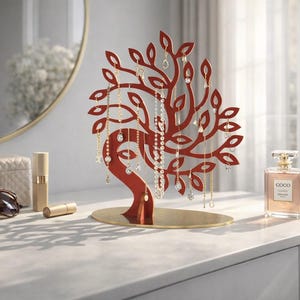 Laser Cut Jewelry Tree SVG, Earring Necklace Holder (Digital Download)