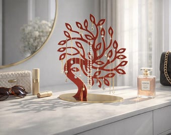 Laser Cut Jewelry Tree SVG, Earring Necklace Holder (Digital Download)