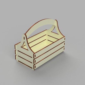 Dekoracja do skrzynki na kwiaty SVG: plik wycinany laserowo z uchwytem (3-6 mm)