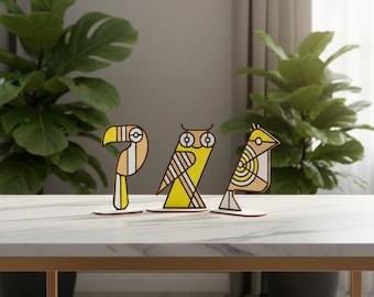 3D Layered Bird Svg, Laser Cut File (Digital Download)