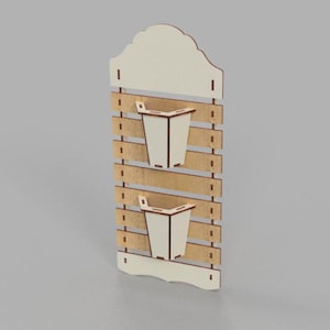 Holz Blumentopf SVG-Datei für Laser geschnitten Holzkorb für Blumen-Svg Dxf Ai-Datei für Cnc geschnitten Holz Vase SVG Blumentopf Blumentopf 6 mm.
