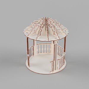 Planos digitales de casa para gatos moderna, proyecto de enrutador CNC, muebles para gatos de bricolaje, cama para gatos, cama de lujo para gatos, cama para mascotas, casa para gatos de interior de 3, 4, 6, 8 mm.