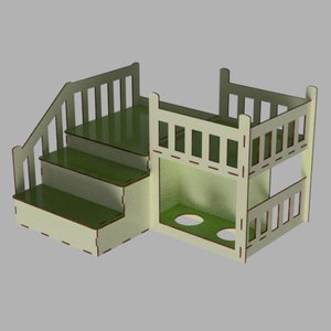 Cot for dogs and cats animal house pet bed vector dxf svg cdr for CNC laser cut