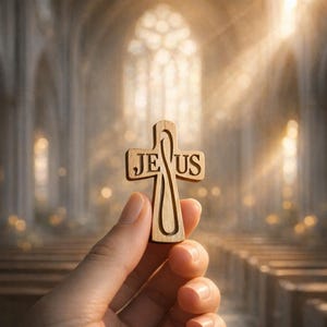 Pocket Jesus SVG Laser Cut File (Digital File)
