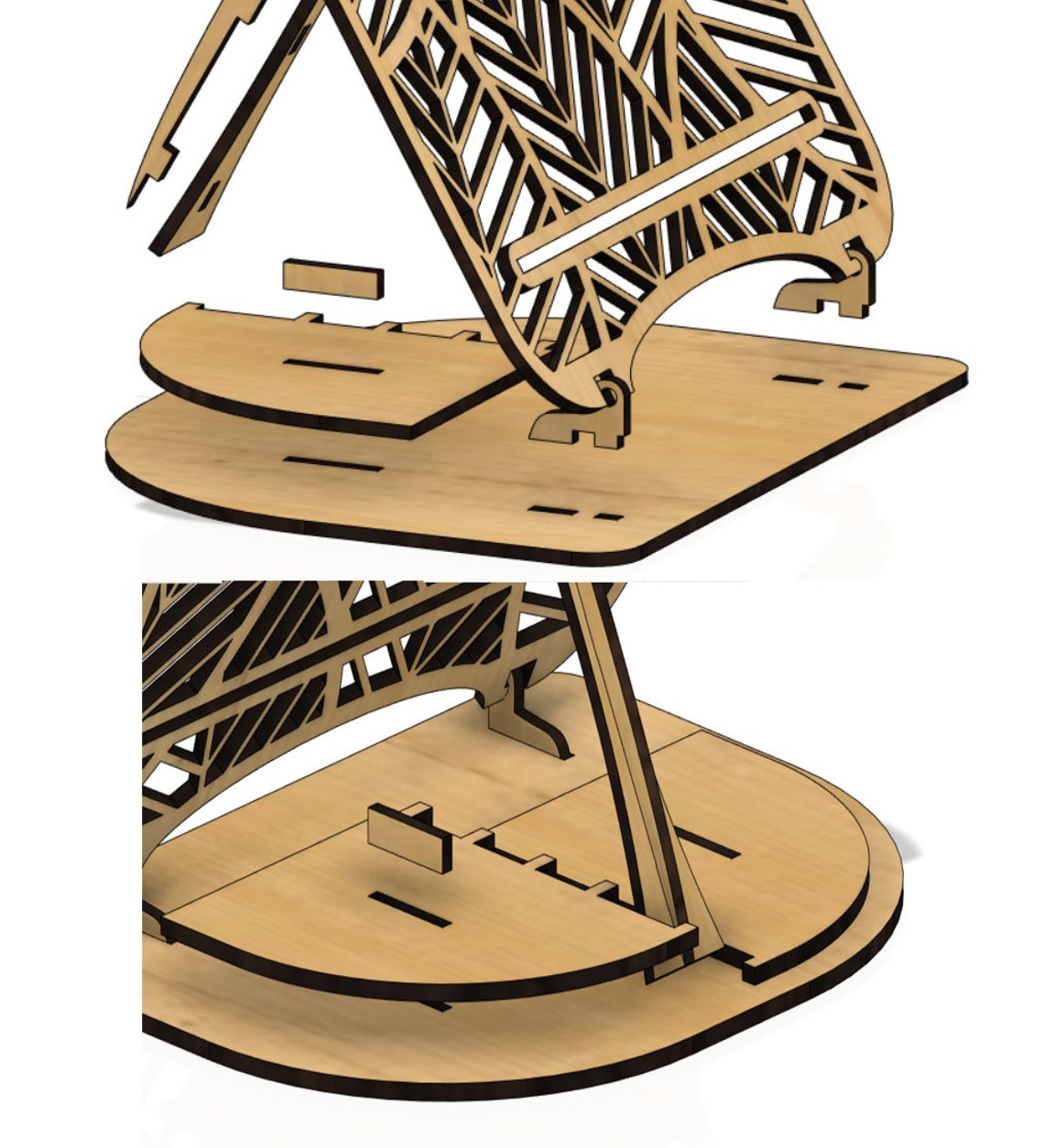 Bundle 3d laser cut file book stand svg cdr dxf Vector files Etsy