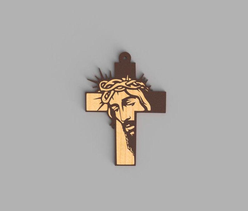 Jesus Christ Cross SVG Laser Cut File (digital File) - Etsy