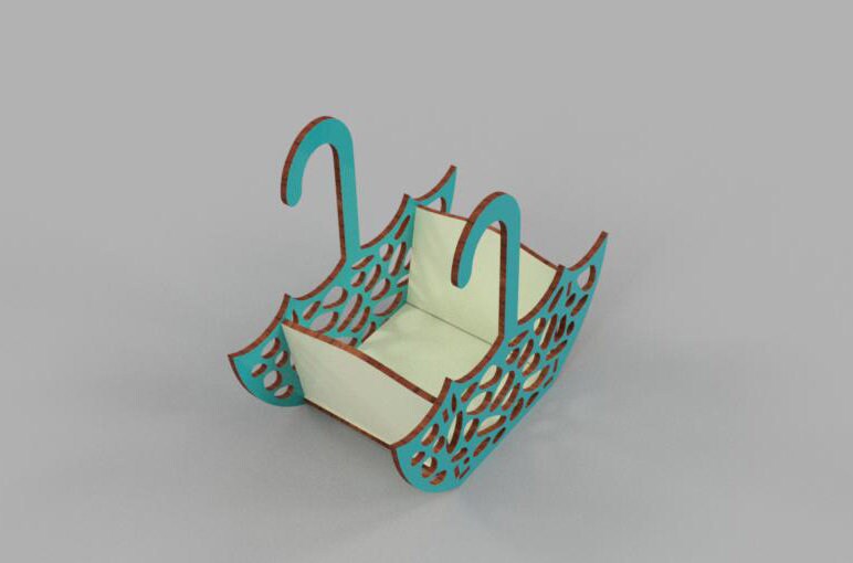 Umbrella Flower Box: Laser Cut Gift Box (digital File) - Etsy