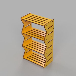 Wooden Storage Rack Template Wooden Wall Shelf Laser Cut Files Wall Shelf Pattern Shelf Cutting Plan Wooden Shelf Svg Dxf Ai Cdr 10 mm