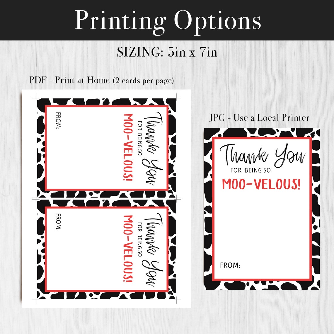 Printable Giftcard Card Idea Printable Chicken Fast Food - Etsy