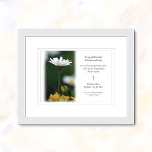 Godparents Gift, Gift for Godparents, Baptism Gift for Godparents, Godparents Art Print, Godchild Gift to Godparent, Personalized (P301)