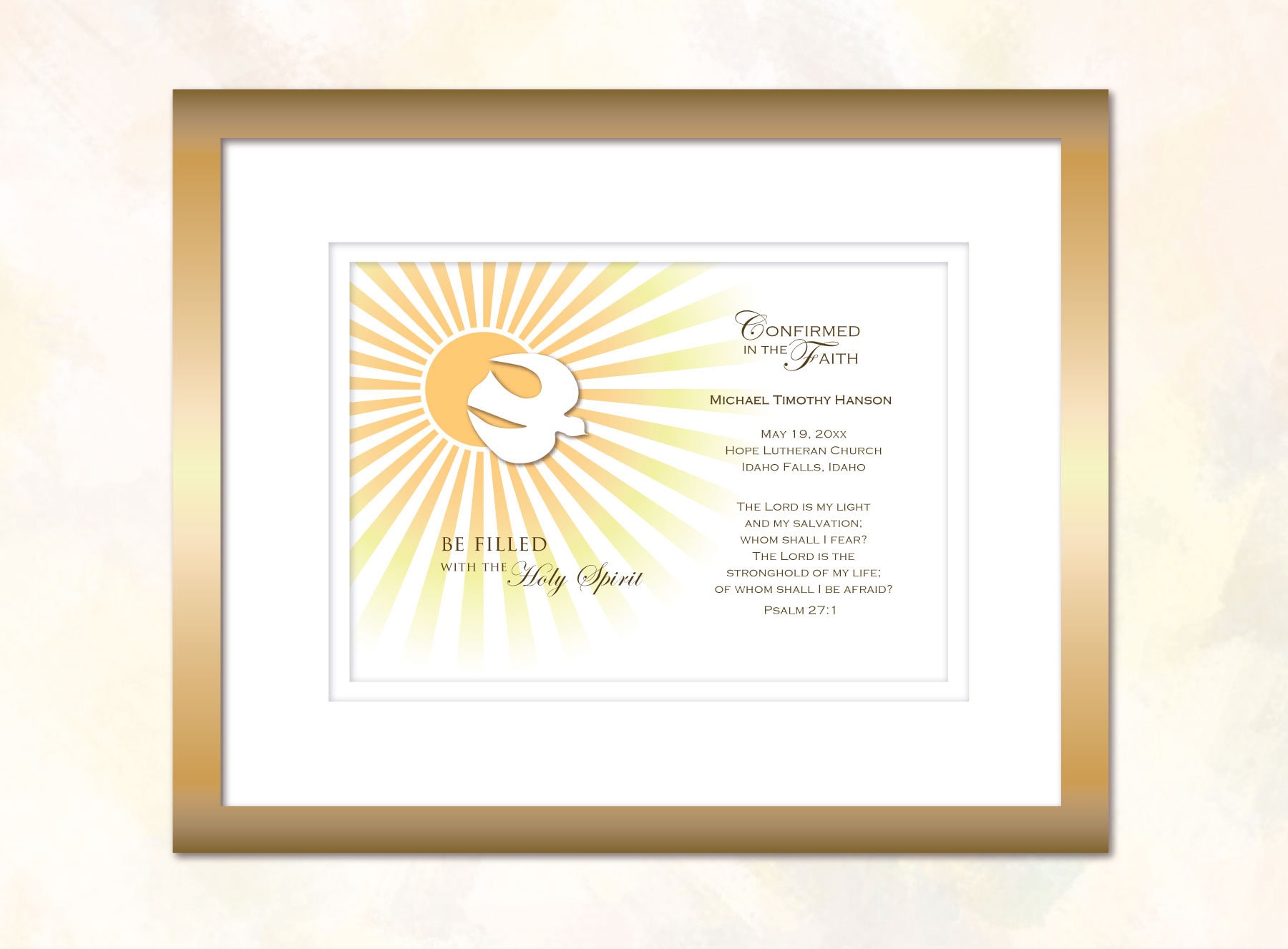 Confirmation Gift - Confirmation Art Print - Confirmation Verse ...