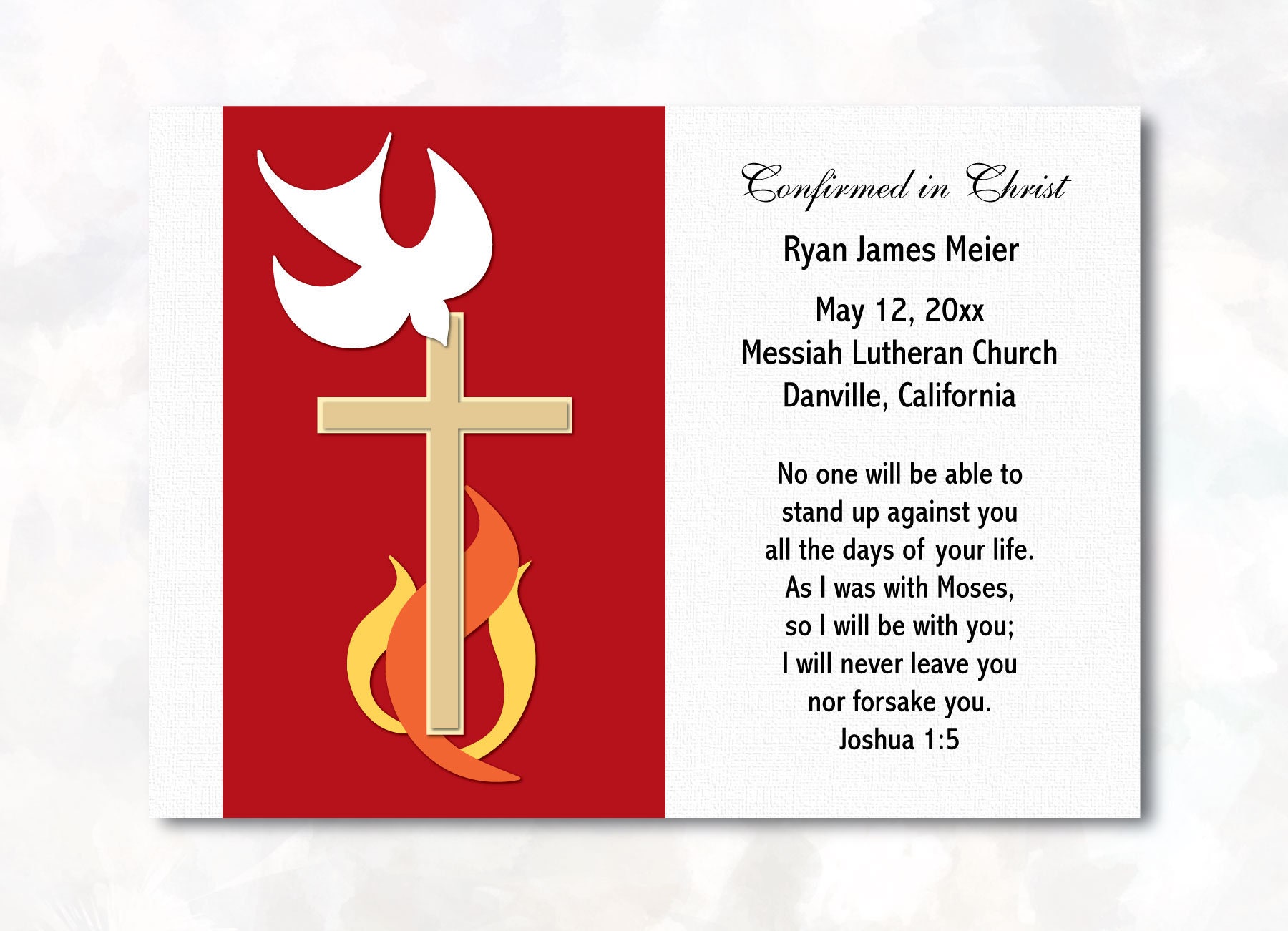 Confirmation Gift - Confirmation Art Print - Confirmation Verse ...