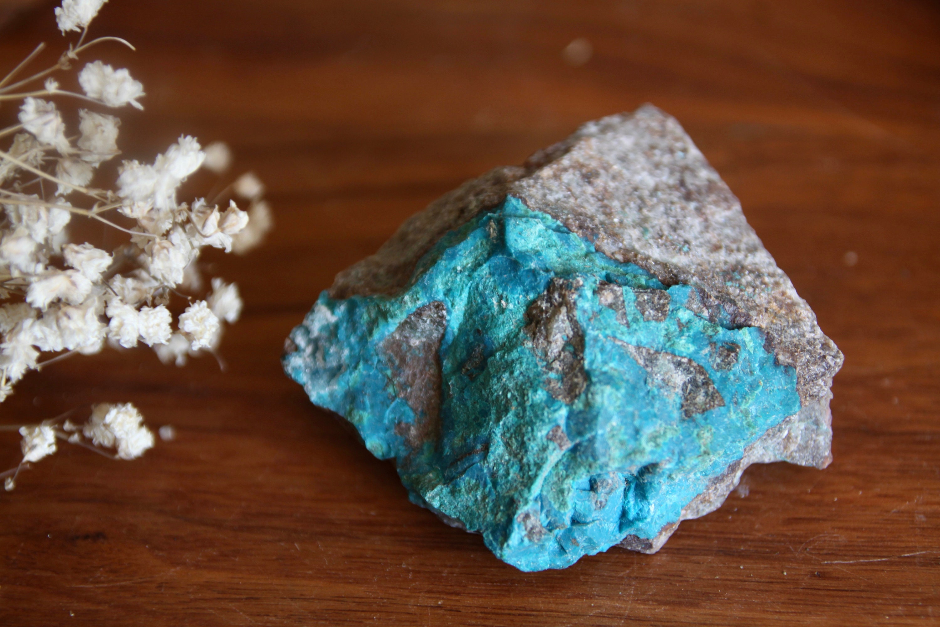 Chrysocolle Brute - Lithothérapie Apaisement et Pardon